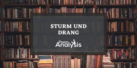 sturm and drang meaning